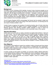 Woodland Creation and Curlew